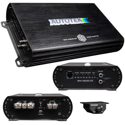 Autotek Street Machine Monoblock Amplifier 3600 Watts