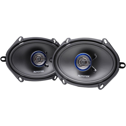 Autotek 5x7"/6x8" 2-way Speakers 250 Watts Max