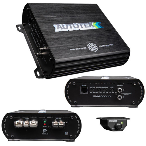 Autotek Street Machine Monoblock Amplifier 2000 Watts