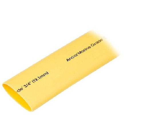Ancor 3/4in X 48in Yellow Heat Shrink Tubing