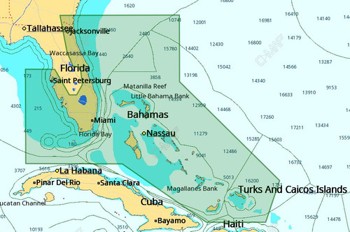 C-map M-na-d943 4d Local Florida And The Bahamas
