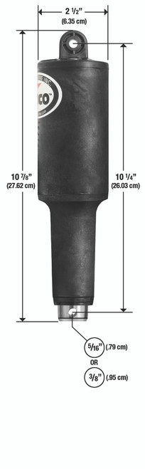 Lenco 2 1/4in Stroke Xds Actuator 5/16in X 3/8in 12v
