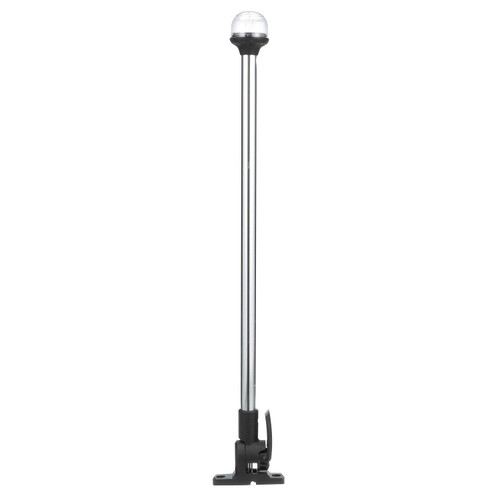 Attwood Lightarmor All-round 20in Aluminum Pole Black Composite Base