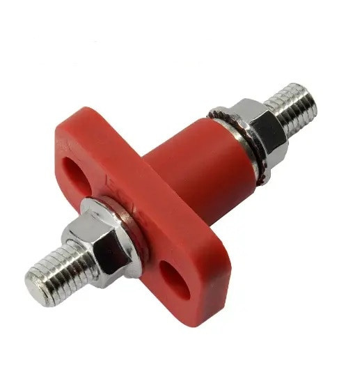 Egis Feed Through Terminal Red M10 (3/8") Retail Pack