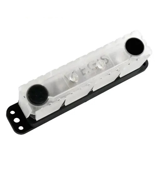 Egis Powerbar - Four M10(3/8") Studs +4 Circuits (#8) - 600 Amp Retail Pack