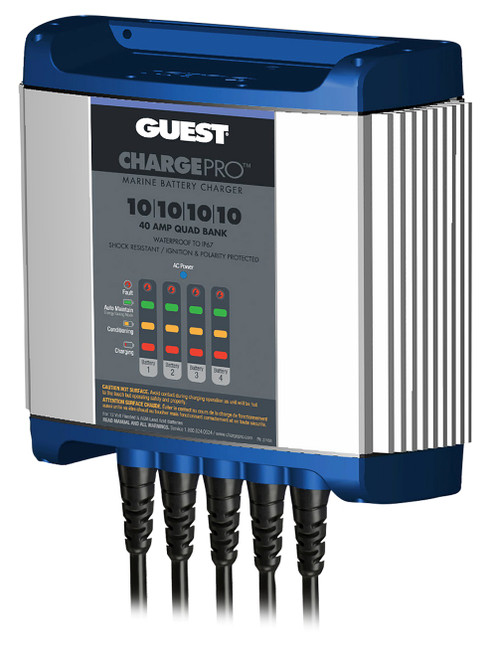 Guest 2740a 40a 4 Bank 120v Input Battery Charger