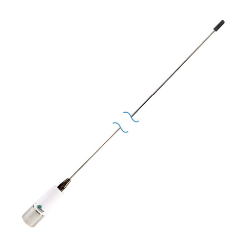 Shakespeare Quick Connect 3ft Vhf Antenna Chrome Ferrule