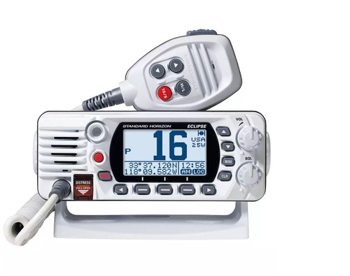 Standard Horizon Eclipse Gps White Vhf Class D 25 Watt