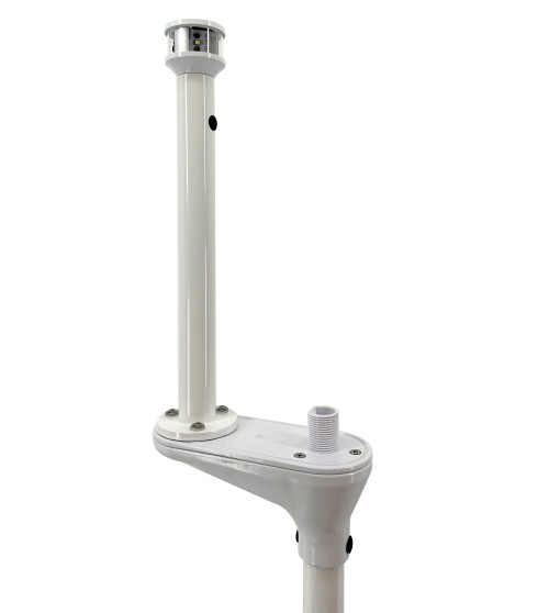 Seaview Ltbu1aled12c5 12in Light Post With Ltbled12c5 And Universal Top