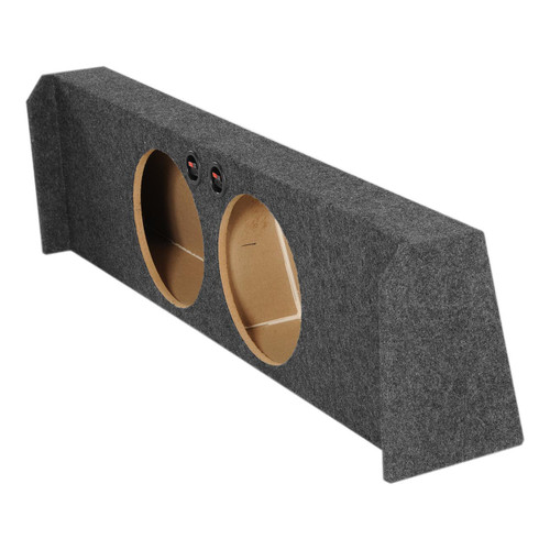 Qpower Dual 10" Sealed Empty Woofer Enclosure-ford '09-'26 F-150 Super Crewselect '17-'26 F-250/350