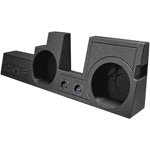 Qpower "qbomb" Ford F-series Super Duty Crew Cab '00-'16 Dual 12" Vented Empty Woofer Box