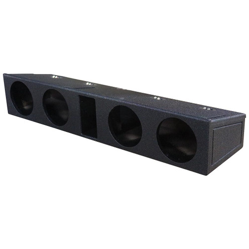 Qpower qbomb Ford F-series Super Crew '09-'26 Quad 8″ Empty Woofer Enclosure