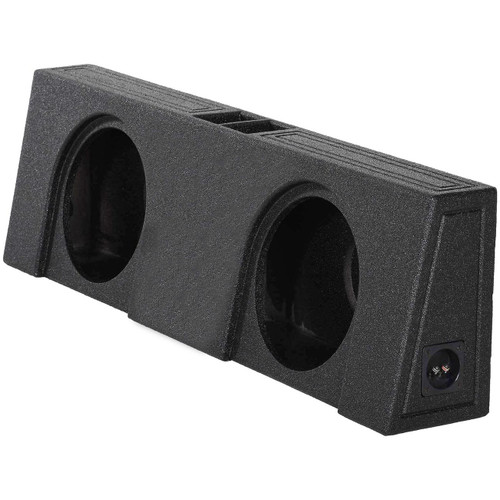 Qpower Qbomb Dual 10" Vented Empty Box Behind Seat Mount
