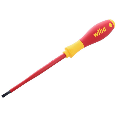 Wiha Insulated Softfinish Slotted Screwdriver 4.5mm (3/16") X 125mm