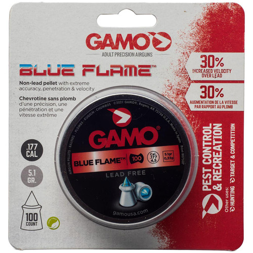 Gamo .177cal "blue Flame" Pba Pellets - 5.4 Grain (100 Count)