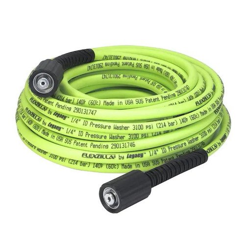 Flexzilla Pressure Washer Hose 1/4" X 50" With M22 Fittings
