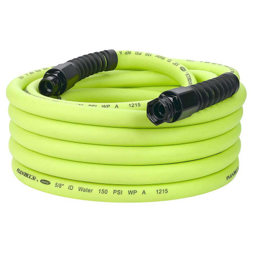 Flexzilla Pro Water Hose 5/8" X 50' 3/4" - 11 1/2 Ght Fittings Zillagreen