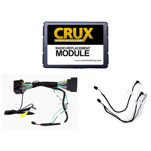 Crux Radio Replacement With Swc Retention For '13-'24 Dodge Fiat Jeep & Ram Vehicles