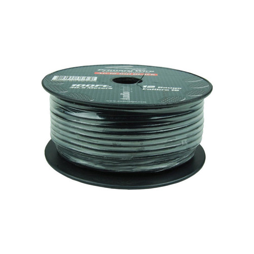 Audiopipe 12 Gauge 100ft Primary Wire Black