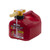 No-spill 1.25-gallon Gas Can Red With Viewstripe Stripe