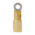 Ancor 12-10 #8 Ring Terminal Heat Shrink Yellow 100 Pack