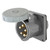 Hubbell M5100b7r 100a 480v 5w Shore Power Inlet
