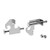 Icom Mbf-9 Flush Mount Kit For M510 For Up To 1.5in Thick Dash