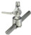Shakespeare 4188sl Rail Mount For 1 - 1 1/4in Rails Stainless Steel Ratchet