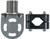 Shakespeare 4720 Rail Mount 7/8in - 1 1/4in Railing Stainless Steel 1in 14 Thread