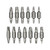 Wiha Wiha Double End Bit Reload Set For Tradesman 26-in-1 Ultra Driver (13 Pack)