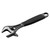 Bahco 12" Ergo Rubber Handle Central Nut Adjustable Wrench With Reversible Jaw