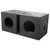 Qpower "qbomb" Dual 8" Slot-ported Empty Woofer Enclosure