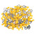 Xscorpion Ring Terminal 12/10 Ga. #10 - Yellow (100 Pack)