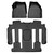 Smartliner Floor Liners Front/rear 2009  2017 Traverse/enclave/acadia/outlook With 2nd Row Bucket S