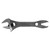 Bahco 8" Shark Wide Jaw Adjustable Wrench With Serrated Pipe Jaws And Phosphate Finish