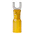 Ancor 12-10 #8 Spade Heat Shrink Yellow 100 Pack
