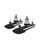 Raymarine Rvm-412 Thru-hull Pair Stainless Steel 12d