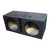 Qpower Q-bomb Empty Woofer Box (2)15" Slot Ported