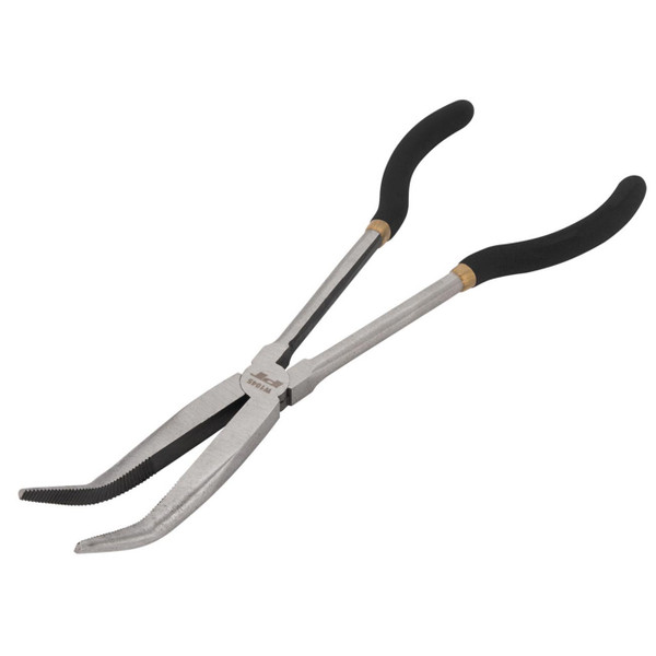 Performance Tool 11" Long Handle 45-degree Bent Nose Pliers