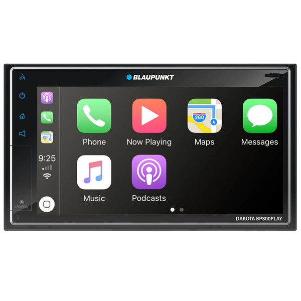 Blaupunkt 7 Double Din Mechless Fixed Face Touchscreen Receiver With Mirrorlink Android Auto/apple