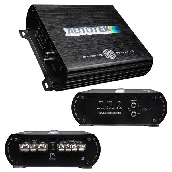 Autotek Street Machine 2-channel Amplifier 3000 Watts