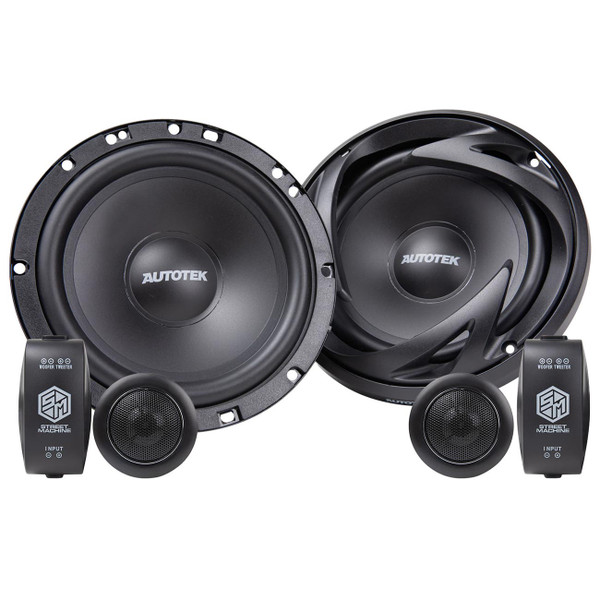 Autotek 6.5" 2-way Component Speaker System 300 Watts Max