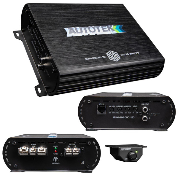 Autotek Street Machine Monoblock Amplifier 2600 Watts