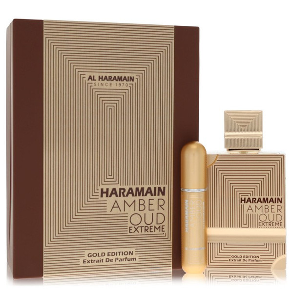 Al Haramain  Al Haramain Amber Oud Gold Extreme by Al Haramain Eau De Parfum Spray 2 oz for Men for Fragrances for Men