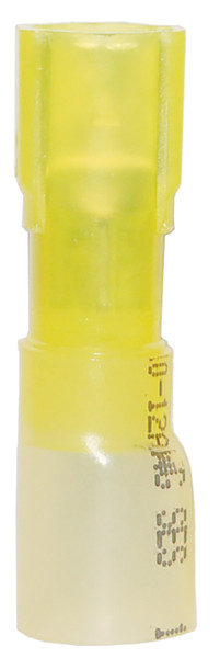 Ancor 10-12 Female Disconnect Heat Shrink Yellow 25 Pack