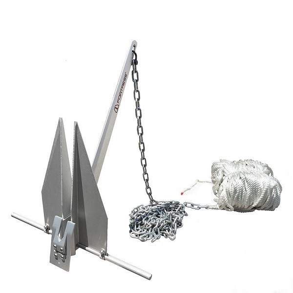 Fortress Fx-7 4lb Anchor Anchoring System 250ft 3/8in Line, 15ft 1/4in G30