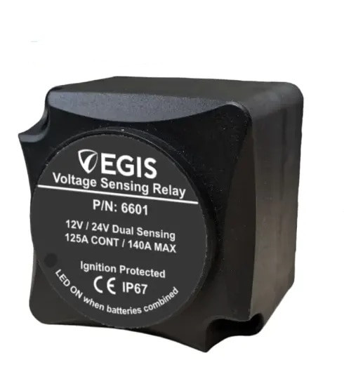 Egis Mini Automatic Charging Relay 125 Amp Bulk Pack