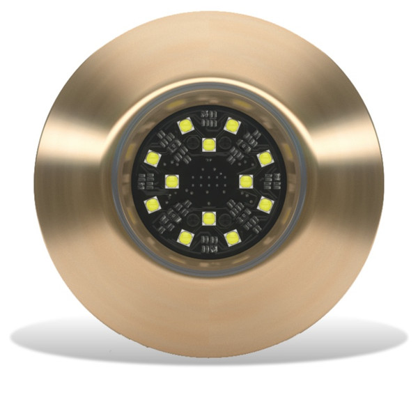 Lumishore Ora Tix404 Thru-hull Mount Underwater White Led Bronze Housing 12/24vdc
