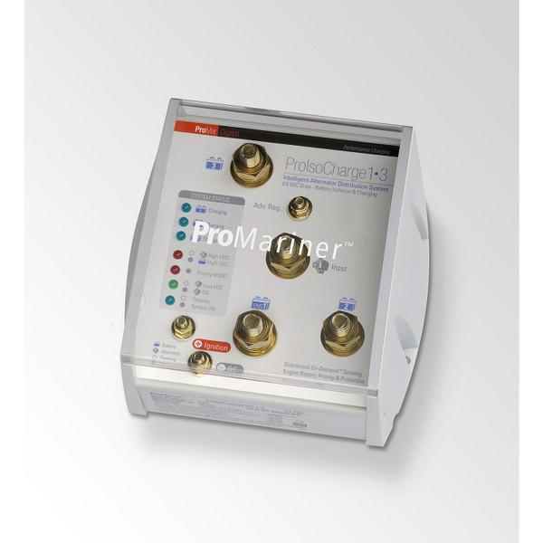 Promariner Proiso Charge 120 0 Voltage Loss Isolator 12v 1 Alternator 3 Batteries
