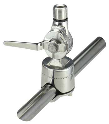 Shakespeare 4188sl Rail Mount For 1 - 1 1/4in Rails Stainless Steel Ratchet